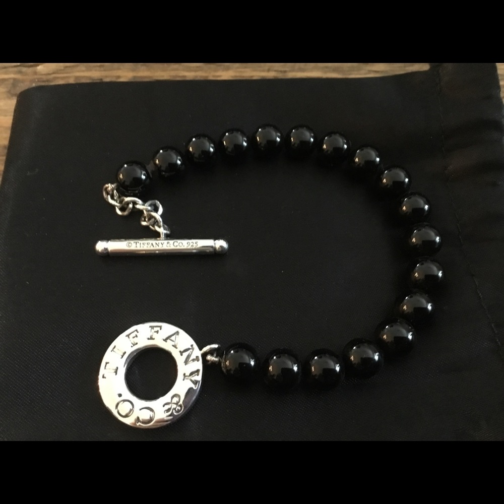 Tiffany & Co. Black Onyx Toggle Bracelet